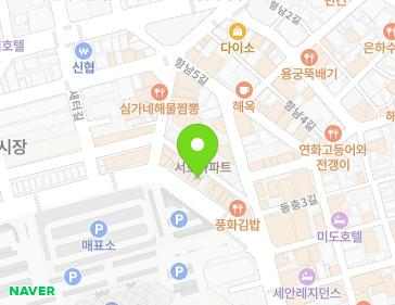 경상남도 통영시 통영해안로 227-2 (서호동) 지도
