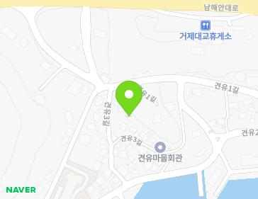 경상남도 통영시 용남면 견유3길 24-2 경상남도 통영시 용남면 견유3길 24-2 지도