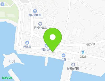 경상남도 하동군 금남면 노량해안길 16-3 (명동활어센타) 지도