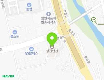경상남도 함안군 가야읍 검암천남길 2 (성진맨션) 지도