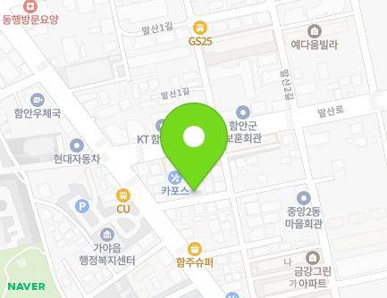 경상남도 함안군 가야읍 중앙본길 37-12 지도