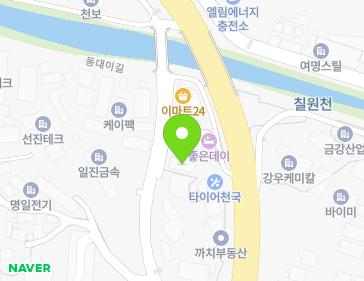 경상남도 함안군 칠원읍 동대이길 52 (아바나모텔) 지도