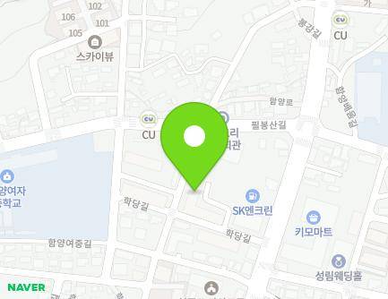 경상남도 함양군 함양읍 학당길 9-11 (경일아파트) 지도