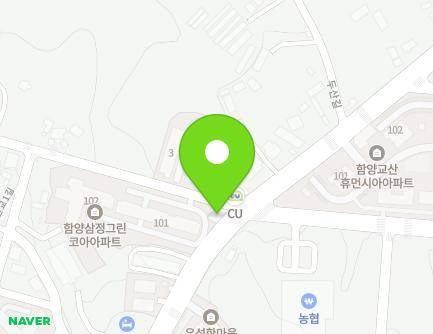 경상남도 함양군 함양읍 함양로 1233 (교산하이츠) 지도