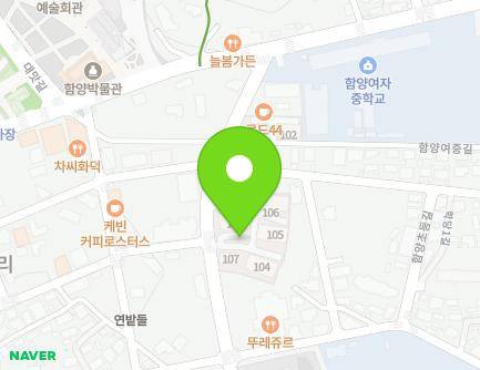 경상남도 함양군 함양읍 운림길 32 (성지써니빌) 지도