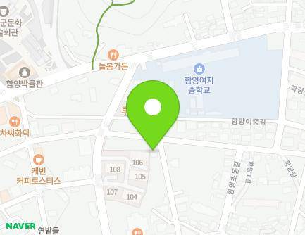 경상남도 함양군 함양읍 함양초등길 35-27 (행복마을) 지도