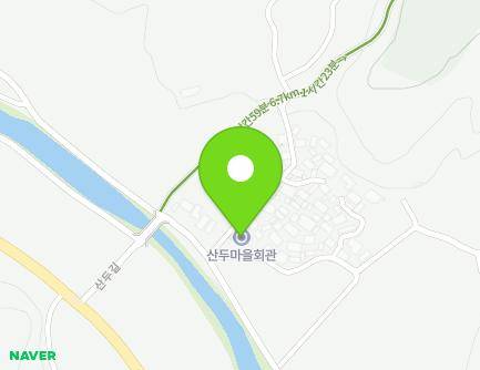 경상남도 함양군 휴천면 산두길 17 (산두마을회관) 지도