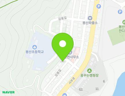 경상남도 합천군 봉산면 김봉길 15-4 (마을회관) 지도