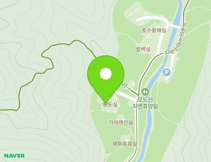 경상남도 합천군 봉산면 오도산휴양로 383-8 (휴양림숙소) 지도