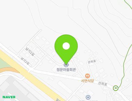 경상남도 밀양시 산외면 산외로 125-7 (정문마을회관) 지도