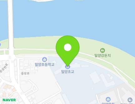 경상남도 밀양시 중앙로 282-12 (삼문동, 밀양초등학교) 지도