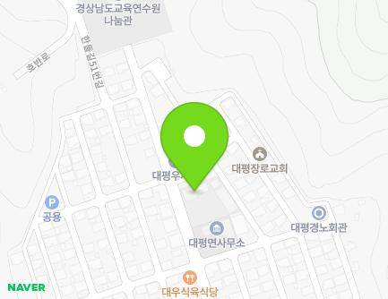경상남도 진주시 대평면 한들길 48 (북부농협대평지점) 지도