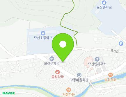 경상남도 합천군 묘산면 묘산로 157-3 (합천중부농협 묘산지점) 지도