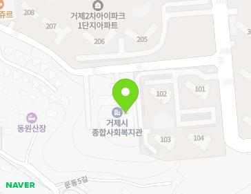 경상남도 거제시 수양로 102 (양정동) 지도