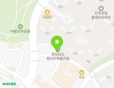 경상남도 진주시 범골로60번길 7 (충무공동, 경상남도청년주택올리움) 경상남도 진주시 범골로60번길 7 (충무공동, 경상남도청년주택올리움) 지도