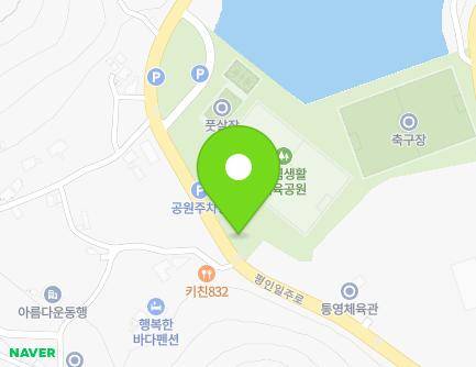 경상남도 통영시 평인일주로 831 (평림동, 평림생활체육공원) 지도