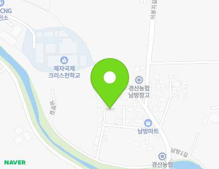 경상북도 경산시 남방길 10-2 (남방동) 지도