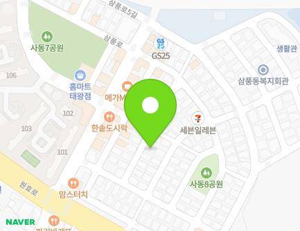 경상북도 경산시 삼풍로2길 7-8 (삼풍동, 황금빌) 지도