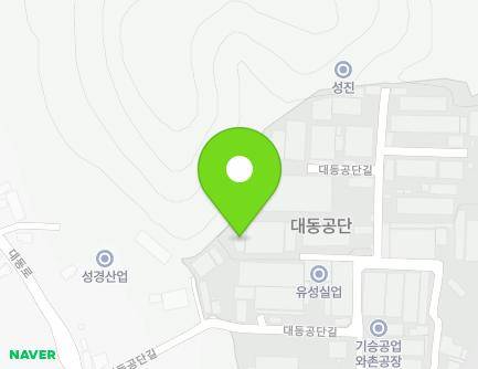 경상북도 경산시 와촌면 대동공단길 31-6 (화영섬유) 지도