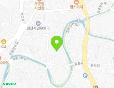 경상북도 경산시 자인면 중촌천북길 19-2 (청운빌라) 지도