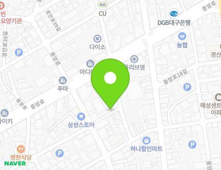 경상북도 경산시 중앙로 72-6 (중방동, 호텔하루) 지도