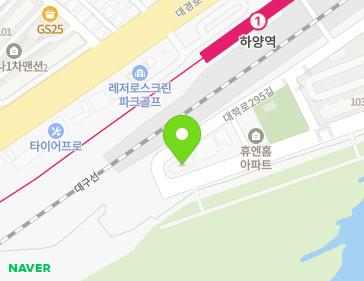경상북도 경산시 하양읍 대학로295길 64 (리버힐아파트) 지도