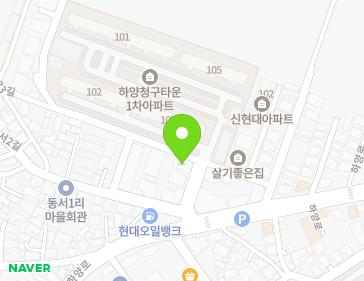 경상북도 경산시 하양읍 하양로33길 7 지도