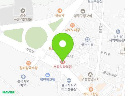 경상북도 경주시 구정2길 3 (구정동, 부광치과의원) 지도