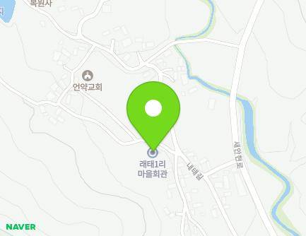 경상북도 경주시 현곡면 내태길 25-3 (래태1리마을회관) 지도