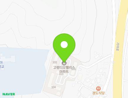 경상북도 고령군 대가야읍 대가야로 1533 (해동디오팰리스) 지도