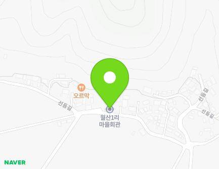 경상북도 고령군 운수면 선듬길 45 (월산1리마을회관) 지도