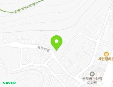 경상북도 구미시 고아읍 지산25길 20 지도