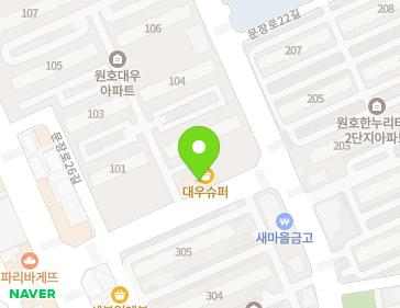 경상북도 구미시 고아읍 문장로26길 13 (대우아파트) 지도