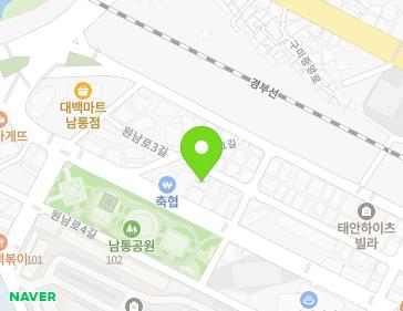 경상북도 구미시 원남로3길 45 (남통동) 지도