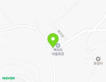 경상북도 구미시 무을면 백자길 100 (백자리마을회관) 지도