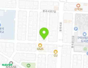 경상북도 구미시 봉곡서로5길 6-1 (봉곡동, 리움빌리지) 지도