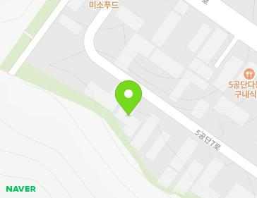경상북도 구미시 산동읍 5공단7로 76 지도