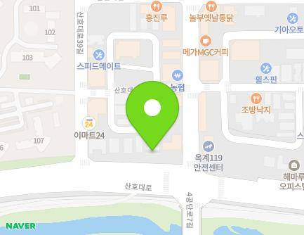 경상북도 구미시 산동읍 산호대로39길 14-18 (프라임백합) 지도