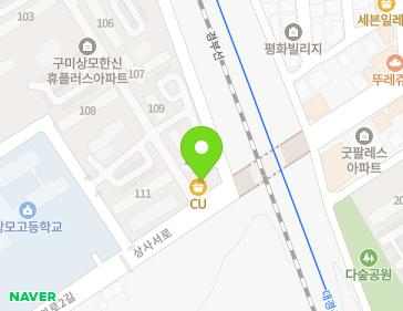 경상북도 구미시 박정희로 76-2 (상모동, 상모한신휴플러스) 지도