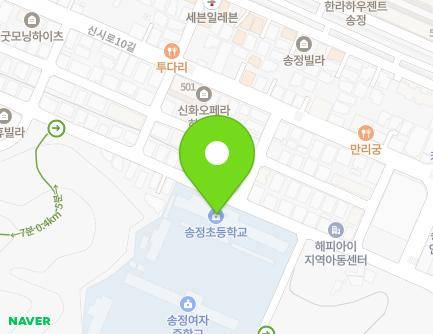 경상북도 구미시 송정대로6길 72-6 (송정동, 송정초등학교) 지도