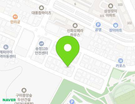 경상북도 구미시 신시로10길 120-37 (송정동, 초원빌라) 지도