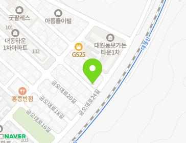경상북도 구미시 금오대로24길 66 (오태동, 주황빌라) 지도