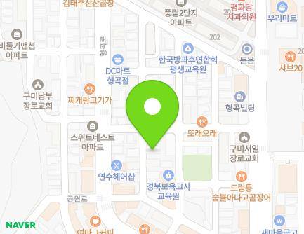 경상북도 구미시 형곡로23길 6-3 (형곡동, 진덕디오스빌) 지도
