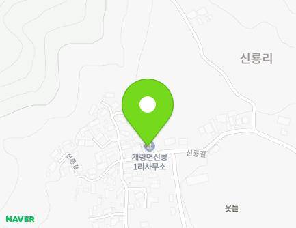 경상북도 김천시 개령면 신룡길 121 (마을회관) 지도