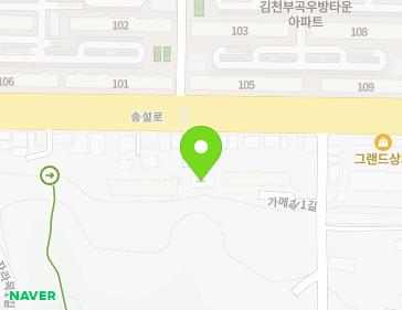 경상북도 김천시 송설로 126-3 (부곡동, 우창빌라) 지도