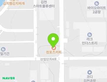 경상북도 김천시 어모면 산업단지4로 91 지도
