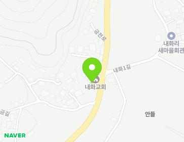 경상북도 문경시 산북면 금천로 1001 (내화교회) 지도