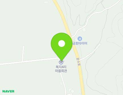 경상북도 봉화군 물야면 방두들길 5-5 (북지4리마을회관) 지도