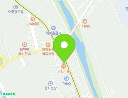 경상북도 봉화군 물야면 문수로 1003-1 (까끌래뽀끌래) 지도