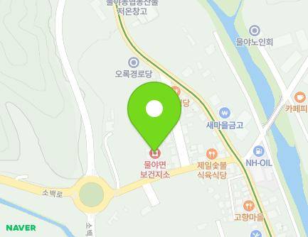 경상북도 봉화군 물야면 문수로 1025-28 (물야면보건지소) 지도